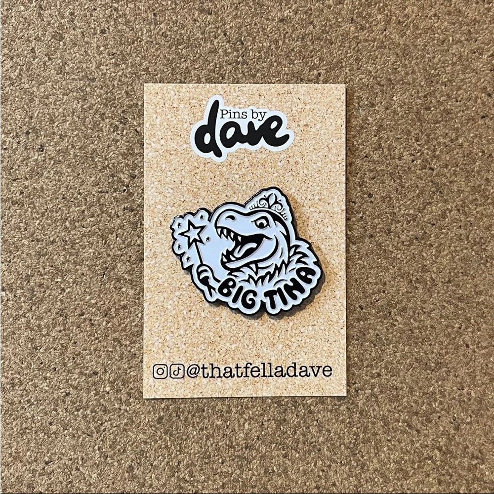 Dungeon Crawler Carl Enamel Pin – Big Tina